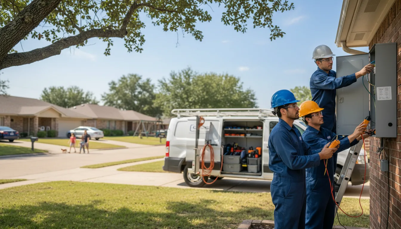 Certified electrician providing emergency electrical services in Cologne, MN